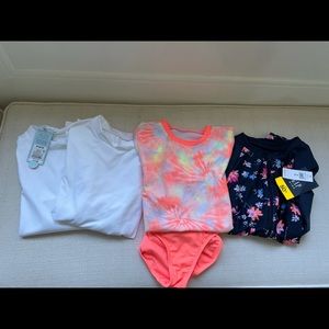Girls bathing suit lot